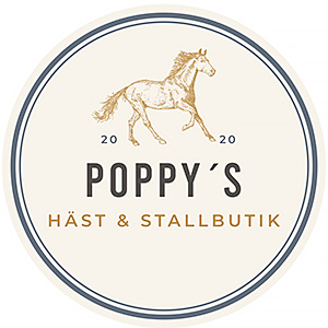 Poppys häst och stallbutik logga